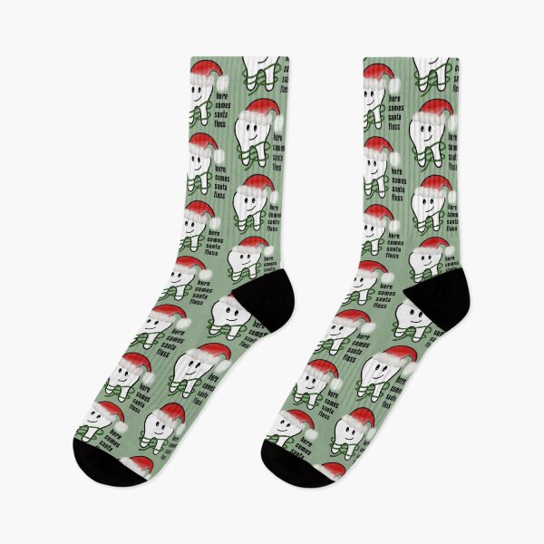 Item preview, Here Comes Santa Floss designed and sold by laurenemoe.