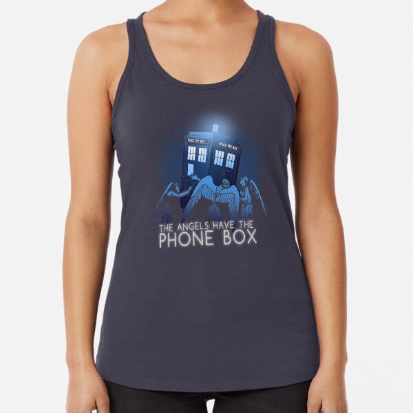 The Angels Have the Phone Box Racerback Tank Top