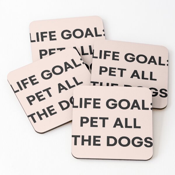 Item preview, Life Goal: Pet All The Dogs designed and sold by ZachTheDesigner.