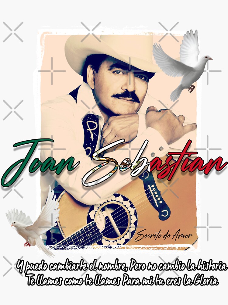 &ldquo;Joan Sebastian Secreto de Amor&rdquo; Sticker for Sale by LeoZitro | Redbubble