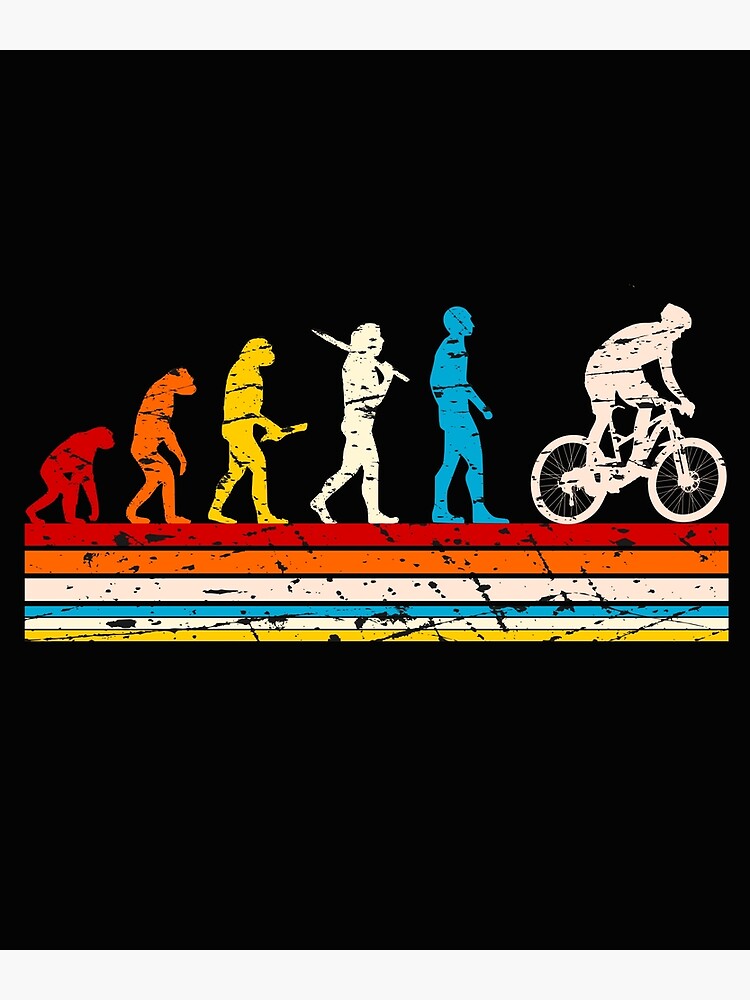 "Mountain Bike Evolution" Art Print for Sale by troy1969 Redbubble