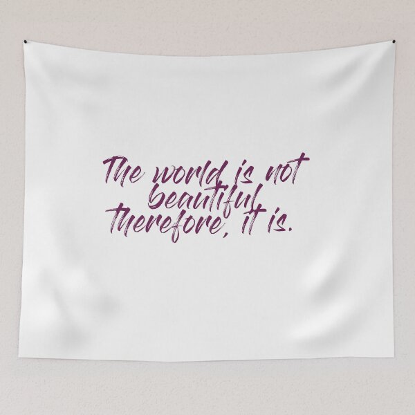 Item preview, Kino's Journey Script Quote (Purple Version) designed and sold by krocanpy.