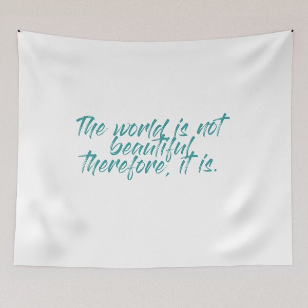 Item preview, Kino's Journey Script Quote (Blue Version) designed and sold by krocanpy.
