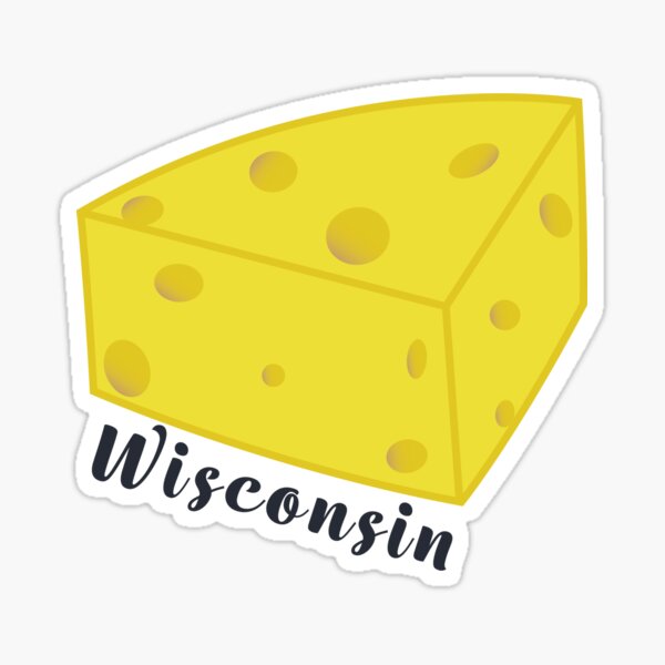 Wisconsin cheese Sticker