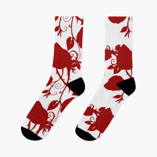 Item preview, Pretty Red Rose Pattern designed and sold by Poetic Patterns Studio.