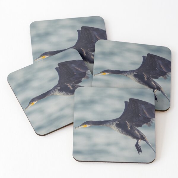 Item preview, The bird cormorant flies over the sea designed and sold by PhotoLux.