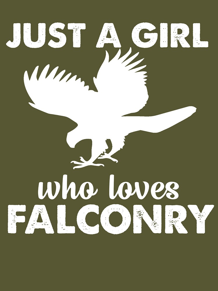 : Womens Just A Girl Who Loves Falcons Clothes Outfit Gift Falcon  V-Neck T-Shirt : Clothing, Shoes & Jewelry