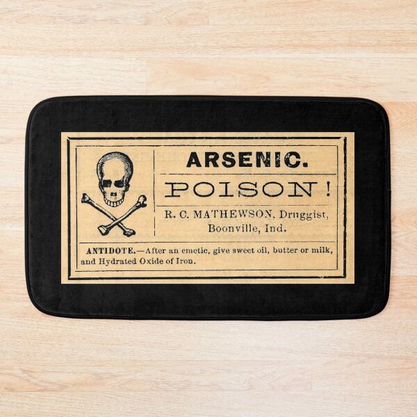 Item preview, Arsenic Poison Skull Label designed and sold by TheSimpleMan.