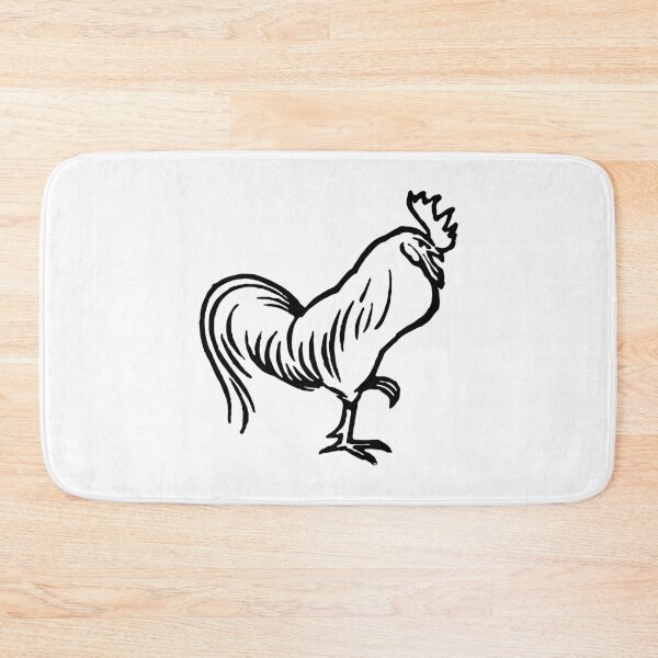 Item preview, Rooster Woodcut designed and sold by pennyandhorse.