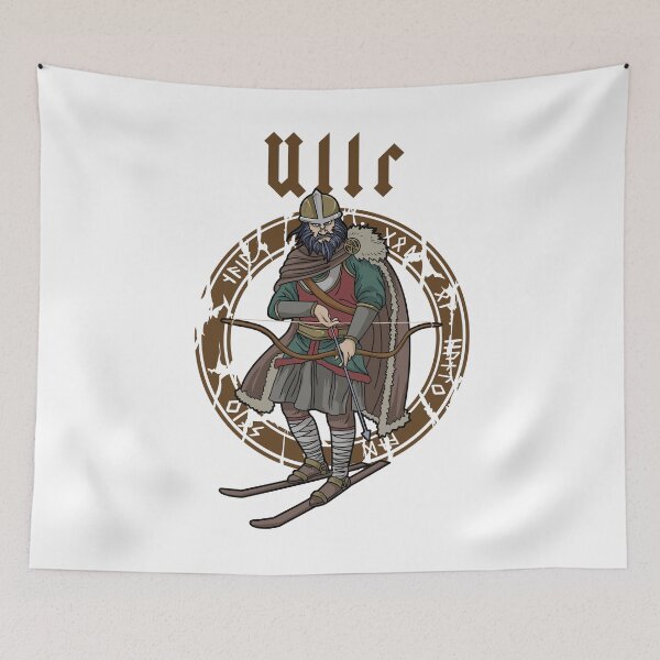 Item preview, Ullr Gifts God Of Archery Norse Hunting Viking Ski designed and sold by DSWShirts.