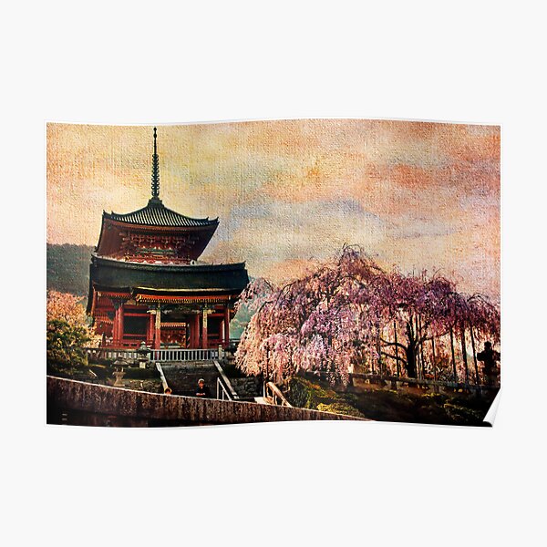 Kiyomuzu-dera, Kyoto Poster