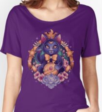 Maneki Luna Women's Relaxed Fit T-Shirt