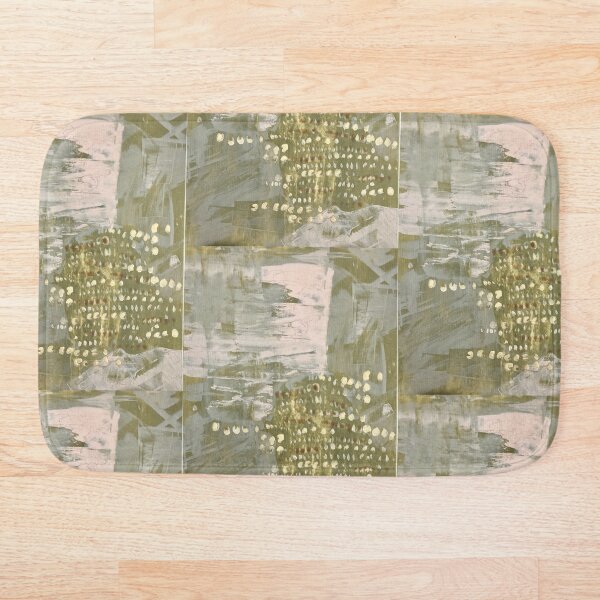 Abstracted Paint Bath Mat