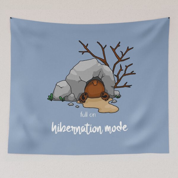 Item preview, Full on hibernation mode - sleeping bear designed and sold by HighFives555.