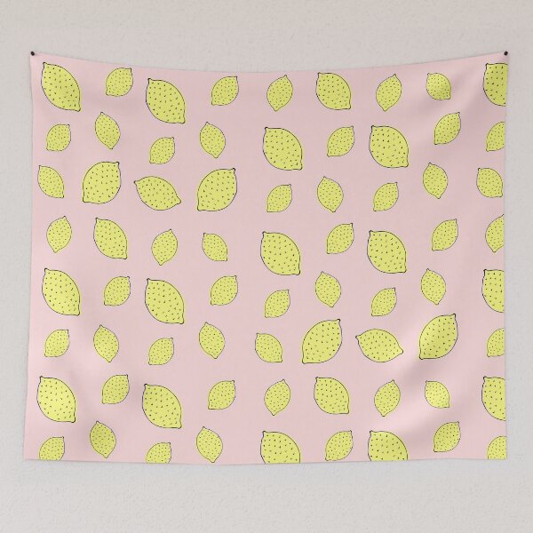 Item preview, Lemon Repeat Yellow Cute Pattern designed and sold by NickiCollings.