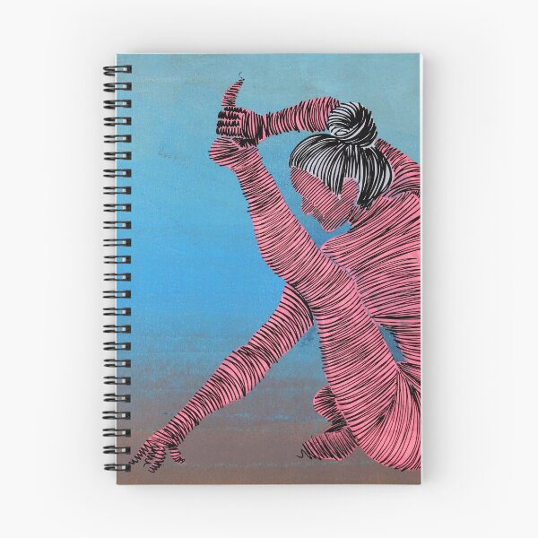 Item preview, Pink Nude Stretching By ArtGuru 9399 - Acrylic On Paper designed and sold by Art Guru.