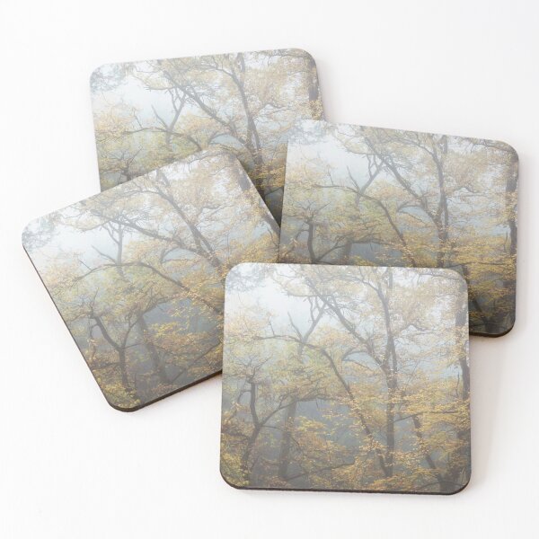Item preview, Picturesque trees in the fog of autumn designed and sold by PhotoLux.