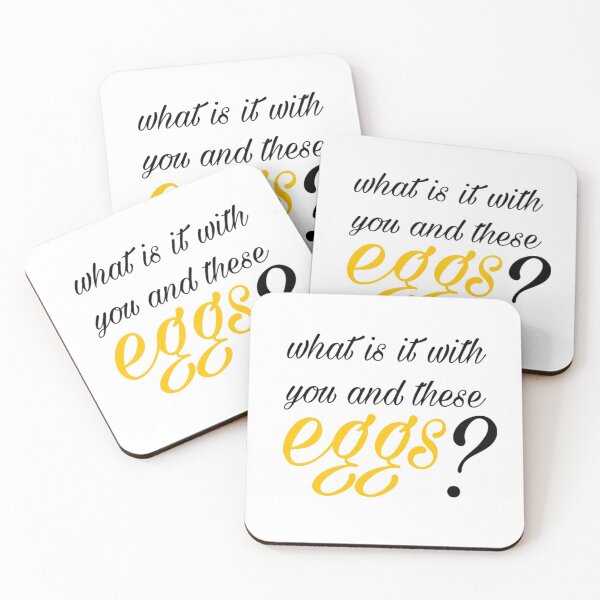 Item preview, What is it with you and these Eggs? designed and sold by RedBubbleBath.