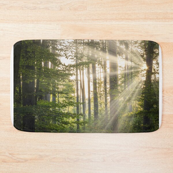Item preview, Sun rays in the green forest designed and sold by PhotoLux.