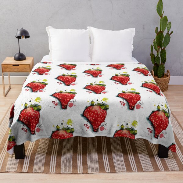 Item preview, Loose watercolor strawberry designed and sold by Djdesignsart.
