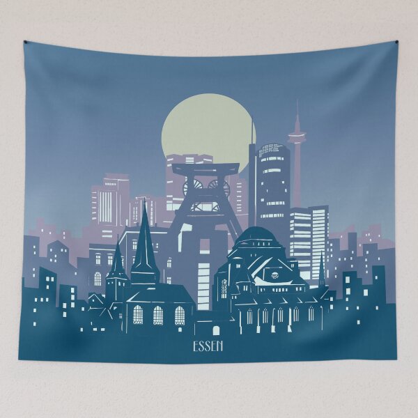 Item preview, essen skyline designed and sold by BekimART2.