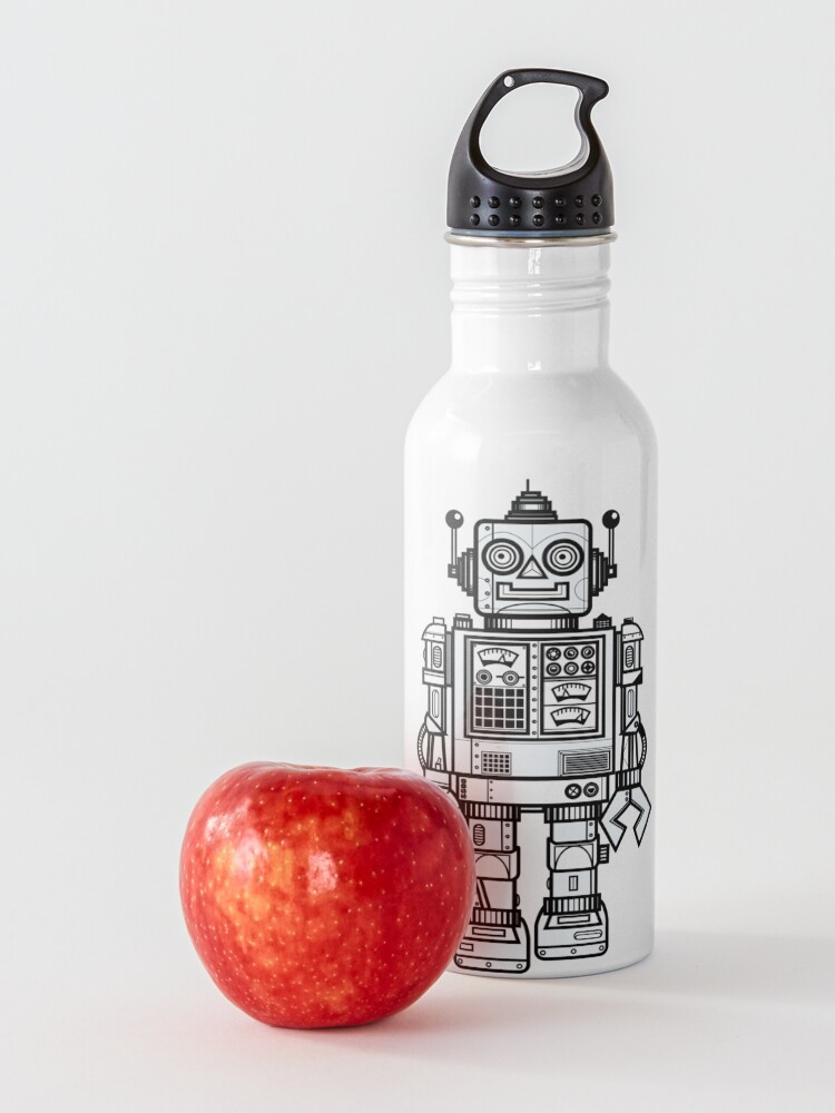 Alternate view of Vintage Toy Robot V2 Water Bottle