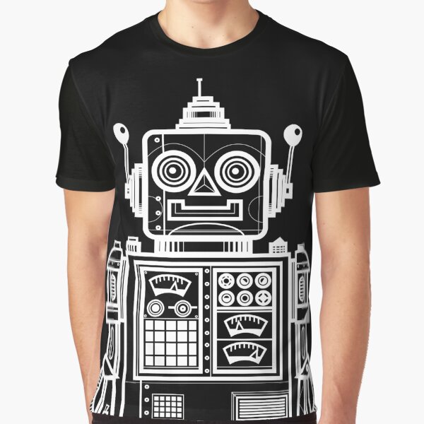 Aperçu de l'œuvre Robot jouet vintage V2 créée et vendue par wottoart.