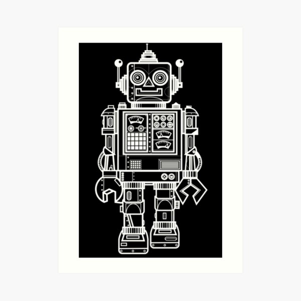 Vintage Toy Robot V2