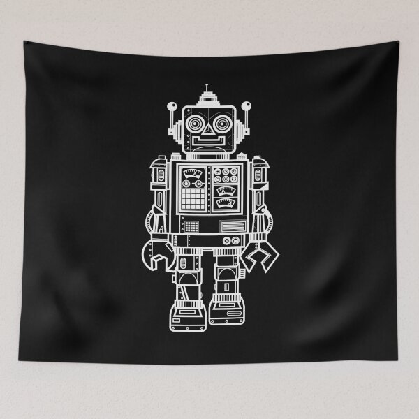 Item preview, Vintage Toy Robot V2 designed and sold by wottoart.