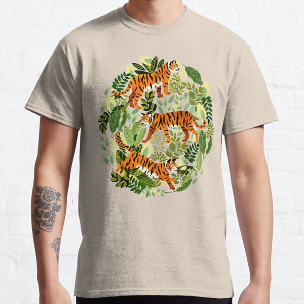 Bright Bangel Tiger Jungle Classic T-Shirt