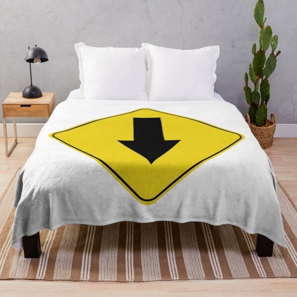 Item preview, Caution Road Sign Down Arrow designed and sold by Shanestillz.