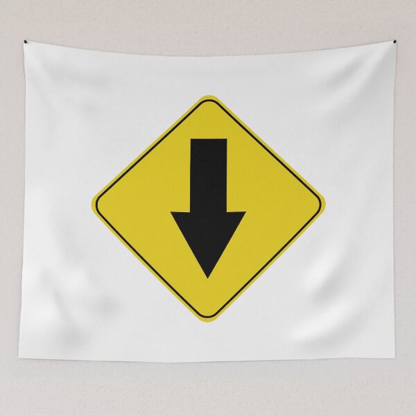 Item preview, Caution Road Sign Down Arrow designed and sold by Shanestillz.