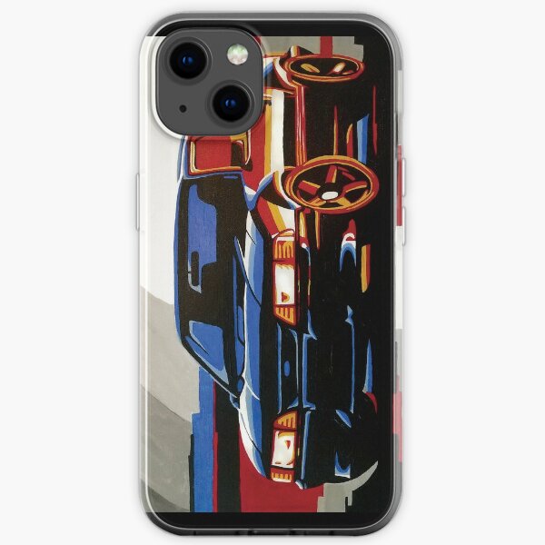 Fox Body Ford Mustang Painting iPhone Soft Case