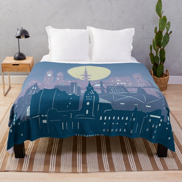 Item preview, hamburg skyline designed and sold by BekimART2.