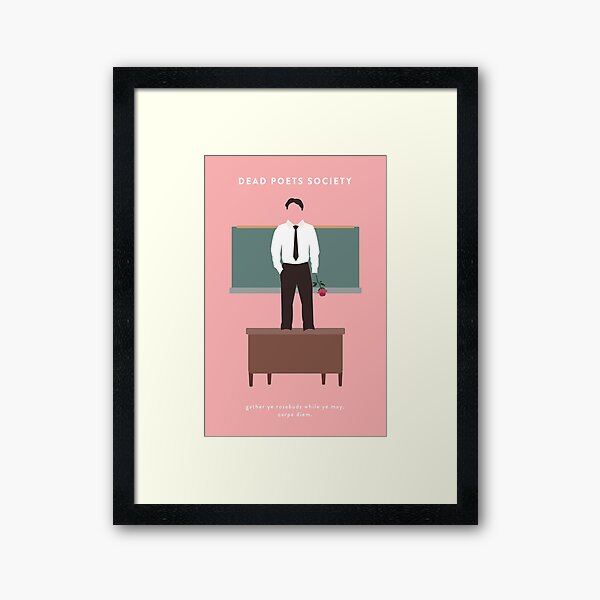 Dead Poets Society Minimalist Poster Canva - Canvas Art Print