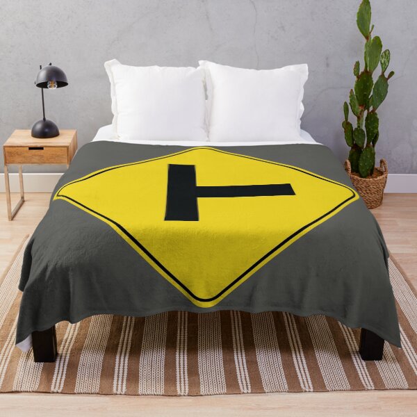 Item preview, Caution Road Sign Three Way Intersection designed and sold by Shanestillz.