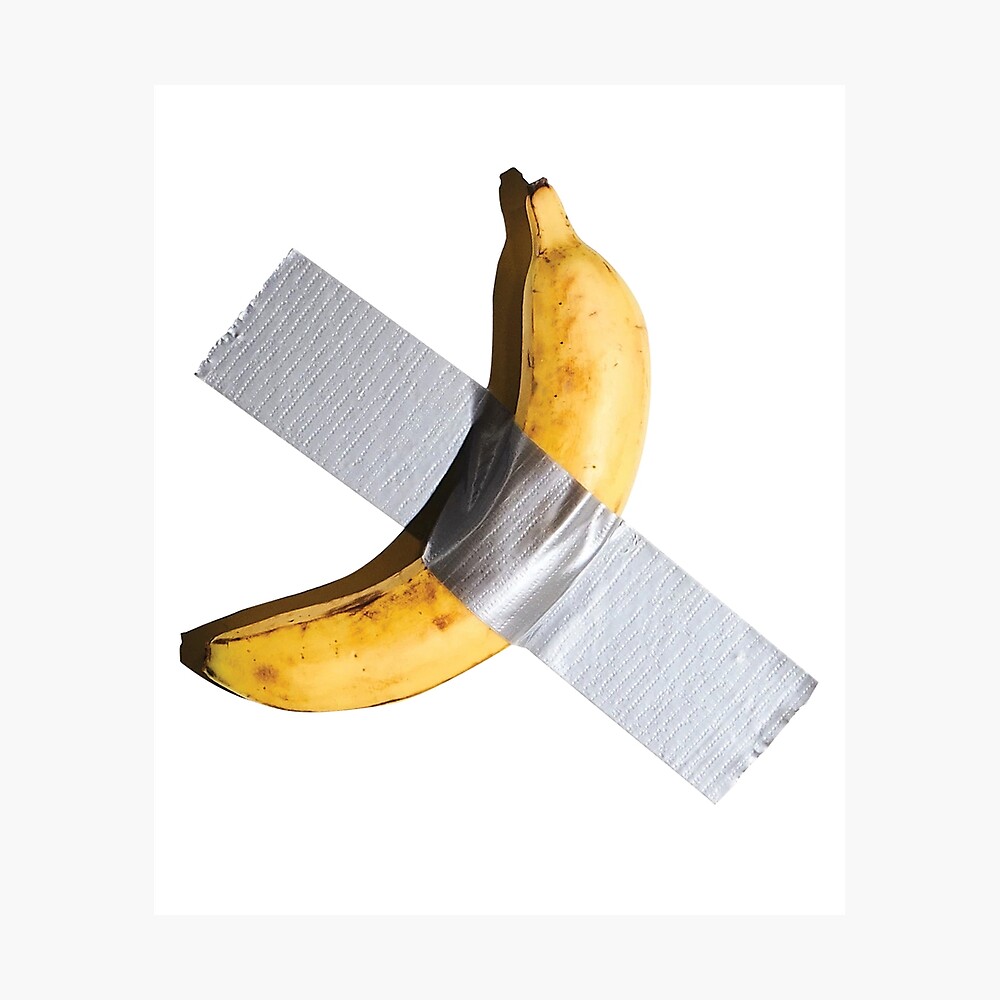 Banane Bananen Kunst Poster Von Acastler Redbubble