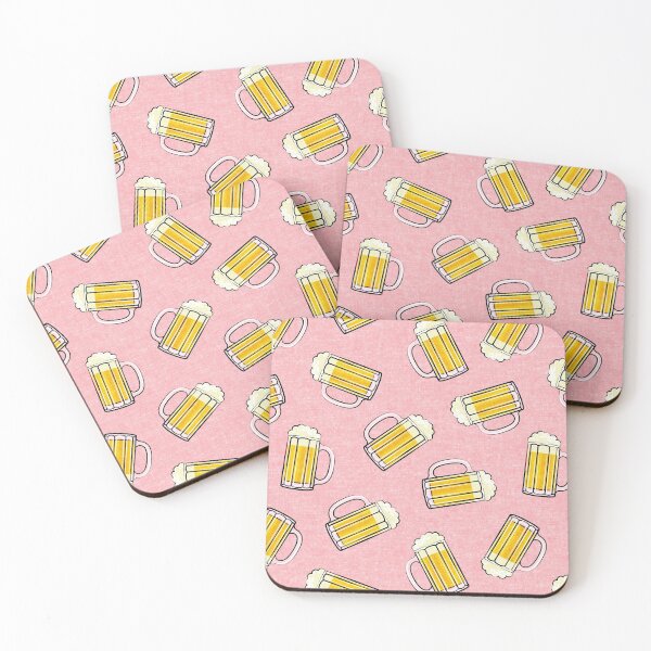 Item preview, Beer Mug - pink designed and sold by littlearrow.