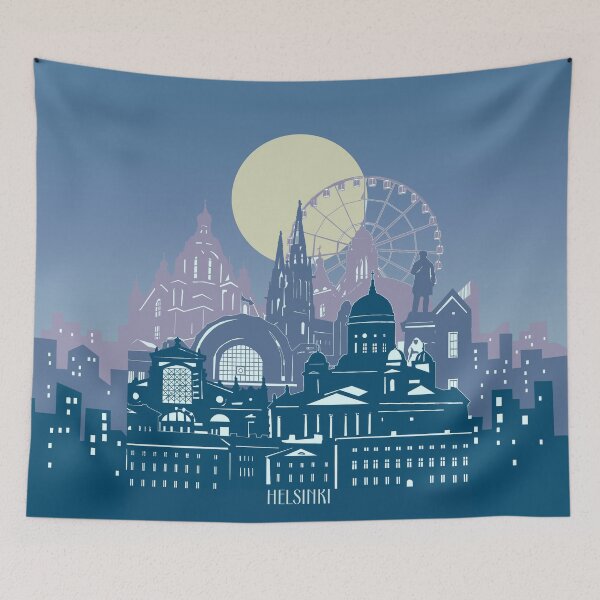 Item preview, helsinki skyline designed and sold by BekimART2.