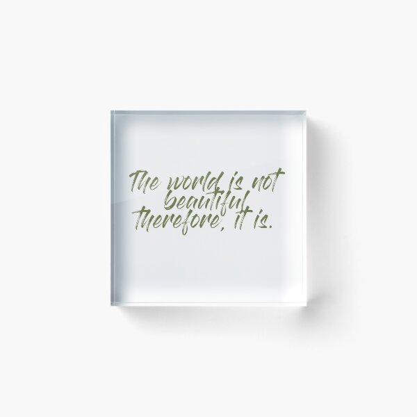 Item preview, Kino's Journey Script Quote (Green Version) designed and sold by krocanpy.