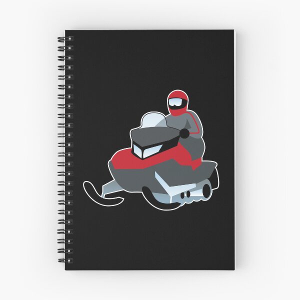 Item preview, Red Snowmobile designed and sold by Design Minds Boutique.