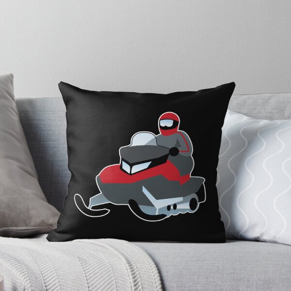 Item preview, Red Snowmobile designed and sold by Design Minds Boutique.
