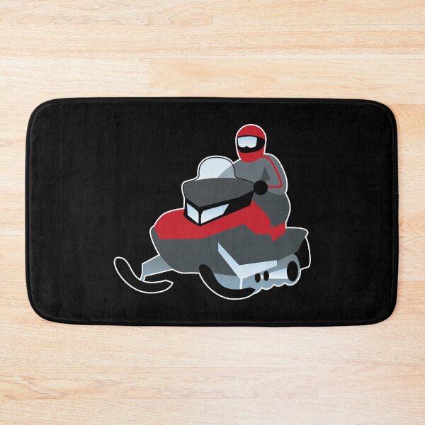 Item preview, Red Snowmobile designed and sold by Design Minds Boutique.