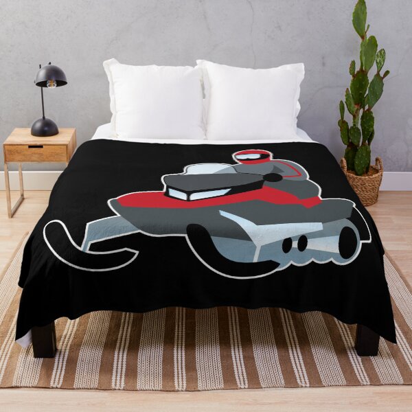 Item preview, Red Snowmobile designed and sold by Design Minds Boutique.