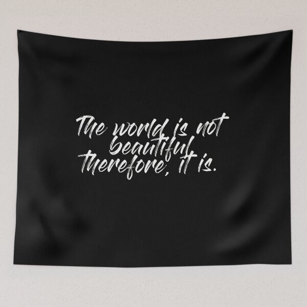 Item preview, Kino's Journey Script Quote (White Version) designed and sold by krocanpy.