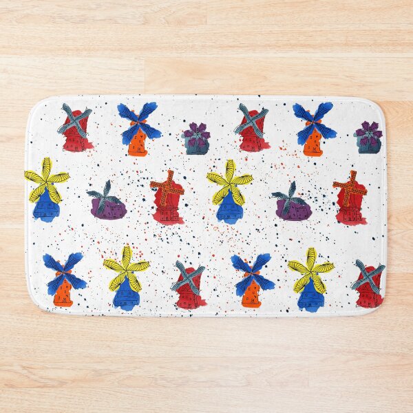 Item preview, Windmills in watercolors from different, not necessarily historical, epochs designed and sold by naitiri.