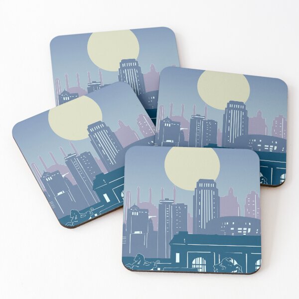 Item preview, kansas city skyline designed and sold by BekimART2.