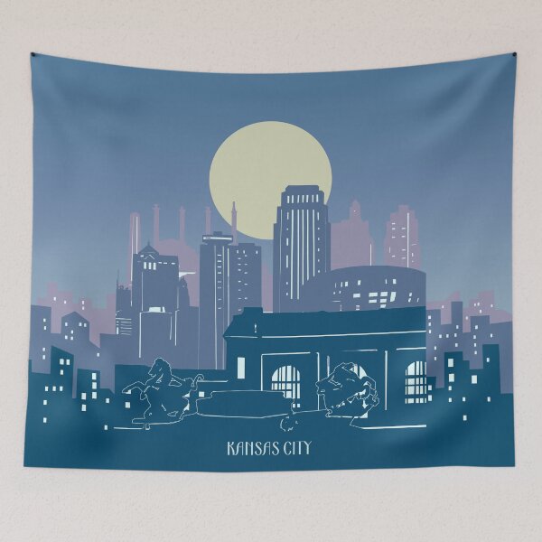 Item preview, kansas city skyline designed and sold by BekimART2.