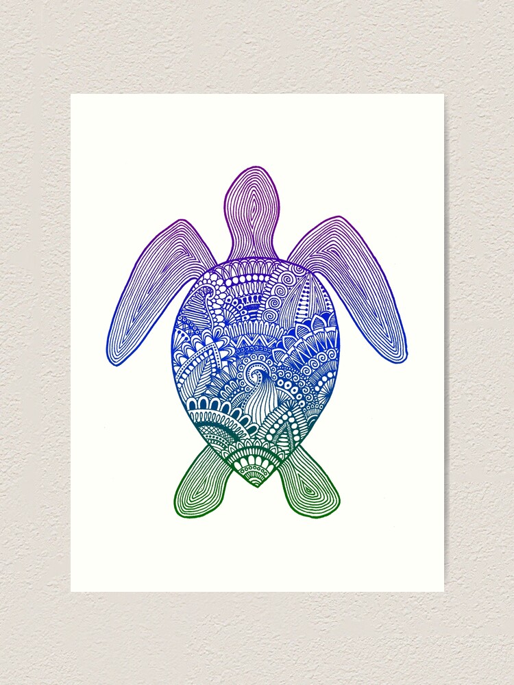 ★Original ART ‘Turtle’ Vintage 1941 Turtle Art Print, Original Bokatora Tortoise