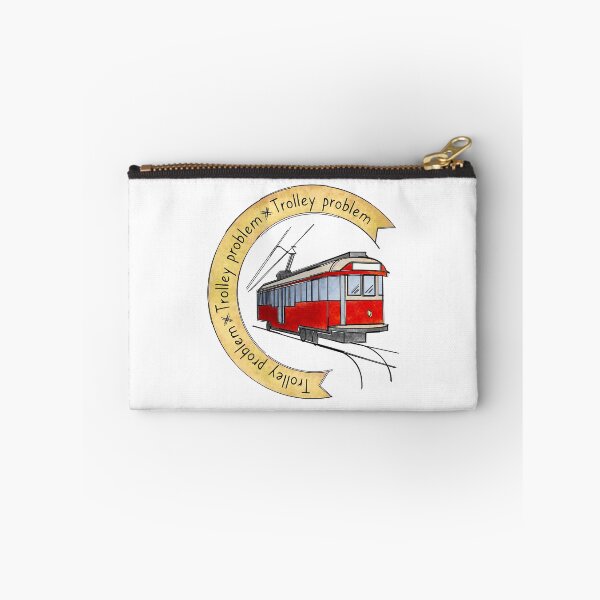 Item preview, Trolley problem designed and sold by PatPatPatterns.